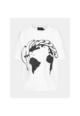 Mindout Тишърт Globe Бял Boxy Fit - Pepit.bg
