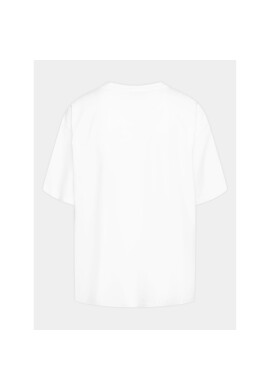 Mindout Тишърт Globe Бял Boxy Fit - Pepit.bg