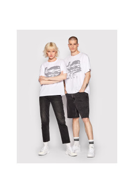 Mindout Тишърт Unisex Rebuild No.3 Бял Oversize - Pepit.bg