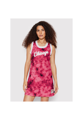 Mitchell & Ness Ежедневна рокля TDRSLF19018 Червен Regular Fit - Pepit.bg