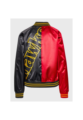 Mitchell & Ness Яке бомбър OJBF4356 Червен Regular Fit - Pepit.bg