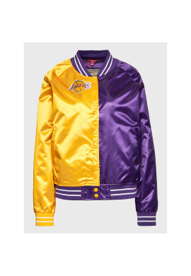 Mitchell & Ness Яке бомбър OJBF4356 Виолетов Regular Fit - Pepit.bg