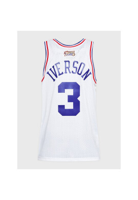 Mitchell & Ness Мъжки топ SMJY5292 Бял Regular Fit - Pepit.bg
