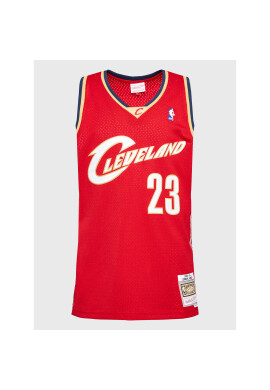 Mitchell & Ness Мъжки топ SMJYGS18155 Червен Regular Fit - Pepit.bg