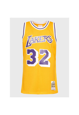 Mitchell & Ness Мъжки топ SMJYGS18175 Жълт Regular Fit - Pepit.bg
