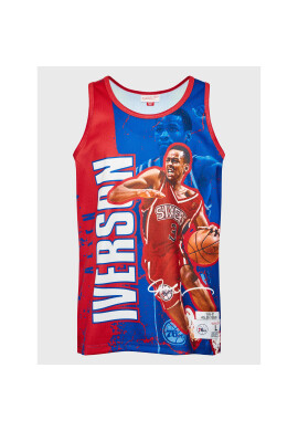 Mitchell & Ness Мъжки топ TNMK5010 Цветен Regular Fit - Pepit.bg