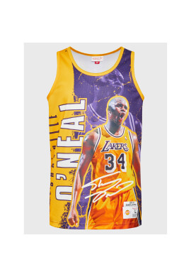 Mitchell & Ness Мъжки топ TNMK5010 Виолетов Regular Fit - Pepit.bg