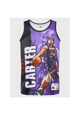 Mitchell & Ness Мъжки топ TNMK5010 Виолетов Regular Fit - Pepit.bg