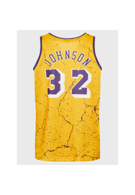 Mitchell & Ness Мъжки топ TNMK5010 Жълт Regular Fit - Pepit.bg