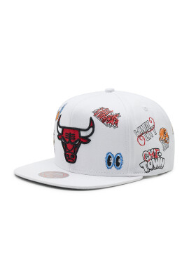Mitchell & Ness Шапка с козирка HHSS3479 Бял - Pepit.bg