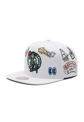 Mitchell & Ness Шапка с козирка HHSS3479 Бял - Pepit.bg
