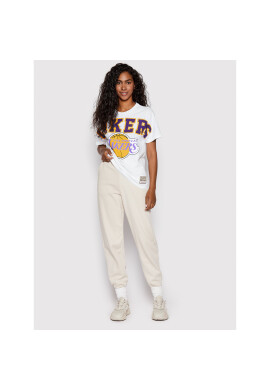 Mitchell & Ness Тишърт BWTC3242 Бял Regular Fit - Pepit.bg