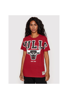 Mitchell & Ness Тишърт BWTC3242 Червен Regular Fit - Pepit.bg