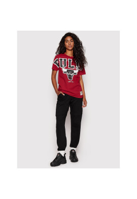 Mitchell & Ness Тишърт BWTC3242 Червен Regular Fit - Pepit.bg