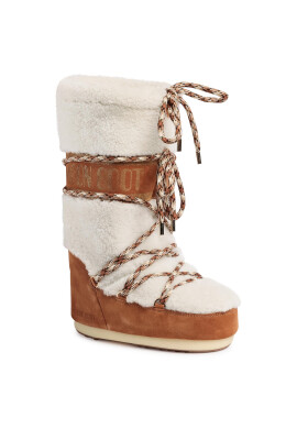 Moon Boot Апрески Shearling 14026100001 Бял - Pepit.bg
