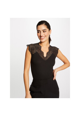 Morgan Блуза 202-DENA.N Черен Slim Fit - Pepit.bg
