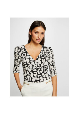 Morgan Блуза 231-TLOLA Екрю Slim Fit - Pepit.bg
