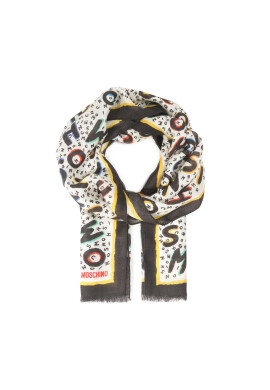 MOSCHINO Шал 03313 M3007 Бежов - Pepit.bg
