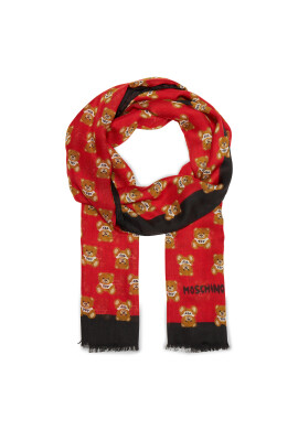 MOSCHINO Шал 3125 0M2902 Червен - Pepit.bg