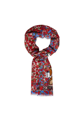 MOSCHINO Шал 3322 0M2697 Червен - Pepit.bg