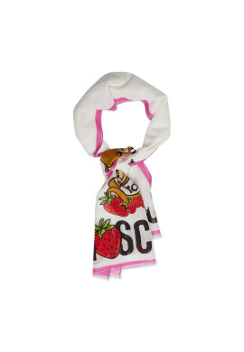 MOSCHINO Шал 3322 0M2700 Бял - Pepit.bg