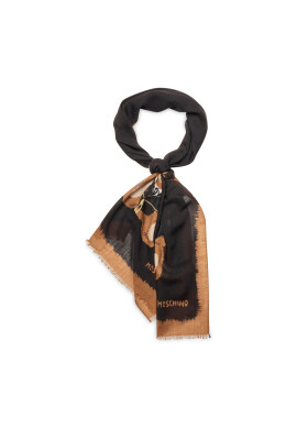 MOSCHINO Шал 3330 0M2772 Черен - Pepit.bg