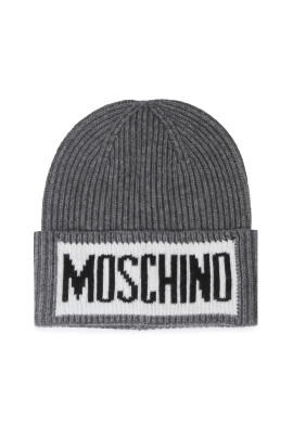 MOSCHINO Шапка 60077 M5540 Сив - Pepit.bg