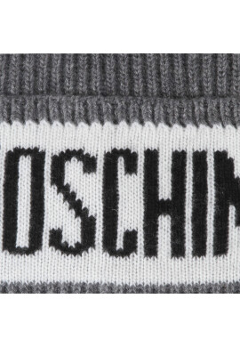 MOSCHINO Шапка 60077 M5540 Сив - Pepit.bg
