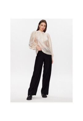 Moss Copenhagen Блуза 17343 Екрю Basic Fit - Pepit.bg