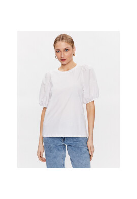 Moss Copenhagen Блуза 17508 Бял Basic Fit - Pepit.bg