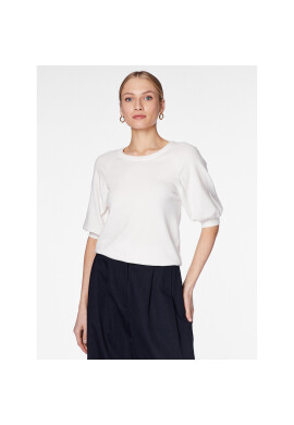 Moss Copenhagen Блуза 17516 Бял Basic Fit - Pepit.bg