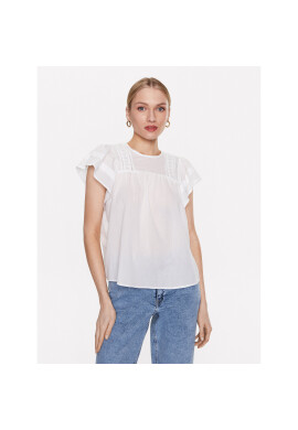 Moss Copenhagen Блуза 17540 Бял Basic Fit - Pepit.bg