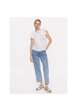 Moss Copenhagen Блуза 17540 Бял Basic Fit - Pepit.bg