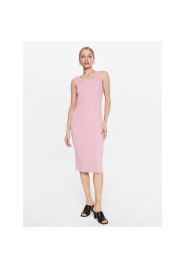 Moss Copenhagen Ежедневна рокля 17523 Розов Basic Fit - Pepit.bg