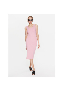 Moss Copenhagen Ежедневна рокля 17523 Розов Basic Fit - Pepit.bg