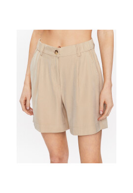 Moss Copenhagen Шорти от плат 17471 Бежов Basic Fit - Pepit.bg