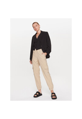 Moss Copenhagen Текстилни панталони 17470 Бежов Basic Fit - Pepit.bg