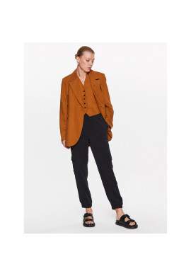 Moss Copenhagen Текстилни панталони 17515 Черен Basic Fit - Pepit.bg