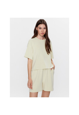 Moss Copenhagen Тишърт 17510 Екрю Basic Fit - Pepit.bg