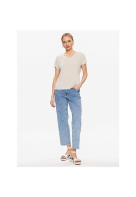 Moss Copenhagen Тишърт 17529 Бежов Basic Fit - Pepit.bg
