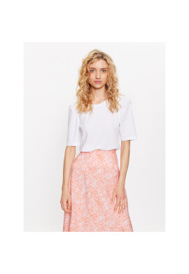 Moss Copenhagen Тишърт 17605 Бял Basic Fit - Pepit.bg