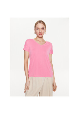 Moss Copenhagen Тишърт 17627 Розов Basic Fit - Pepit.bg