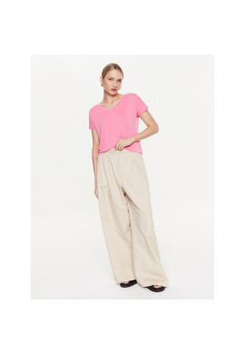 Moss Copenhagen Тишърт 17627 Розов Basic Fit - Pepit.bg