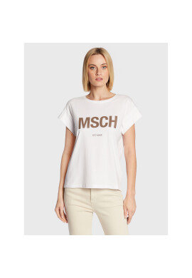 Moss Copenhagen Тишърт Alva 16708 Бял Boxy Fit - Pepit.bg