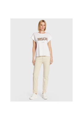 Moss Copenhagen Тишърт Alva 16708 Бял Boxy Fit - Pepit.bg