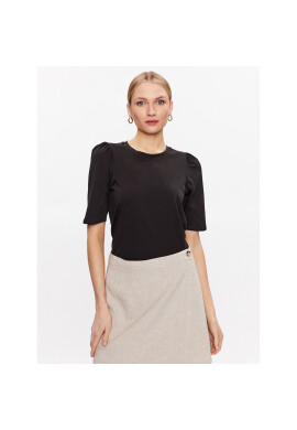 Moss Copenhagen Тишърт Tiffa 17329 Черен Regular Fit - Pepit.bg