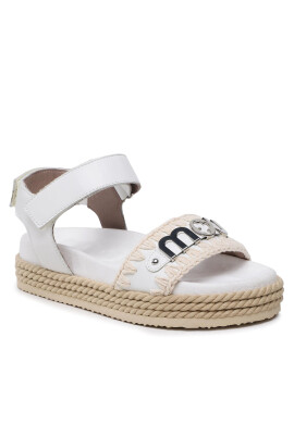 Mou Сандали Rope Bio Sandal # 02 SW451000C Бял - Pepit.bg