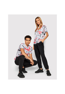 Mr. GUGU & Miss GO Тишърт Unisex Grumpy Nope Бял Regular Fit - Pepit.bg