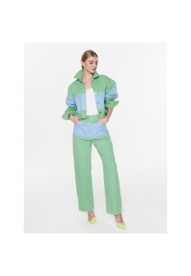 MSGM Дънково яке 3441MDE45TD 237281 Зелен Regular Fit - Pepit.bg