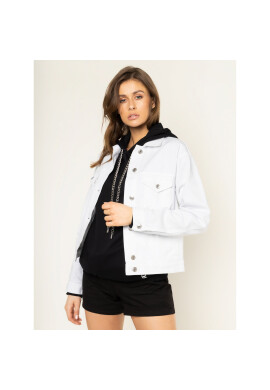MSGM Дънково яке 2841MDH51T 207276 01 Бял Regular Fit - Pepit.bg